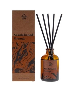 Ароматический диффузор Сандал и апельсин 50 мл Arida home