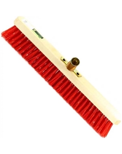 Щетка садовая дерево жесткая щетина 40 см без ручки Сибртех