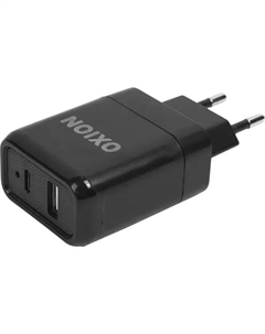 Зарядное устройство сетевое OX-QC501 цвет черный Oxion