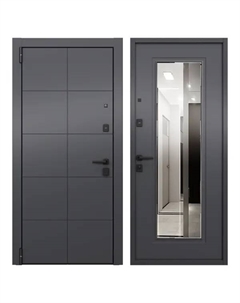 Дверь входная металлическая Гибсон 95x205 см левая скай оскуро с зеркалом Torex