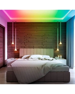 Адресная светодиодная лента SMD5050 12В 10 мм 5м 14.4 Вт/м 60диод/м IP65 RGB Apeyron