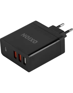Зарядное устройство сетевое OX-QC504 цвет черный Oxion