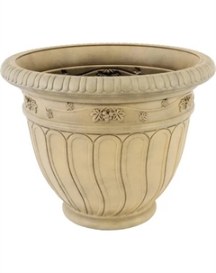 Горшок-кашпо цветочный Grapes ø62 h58 см v70 л пластик светлый терракот Tek.a.tek
