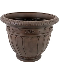 Горшок-кашпо цветочный Grapes ø62 h58 см v70 л пластик коричневый Tek.a.tek