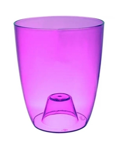 Кашпо для орхидей Орхидея ø13 h15 см v1.3 л пластик фиолетовый Idea