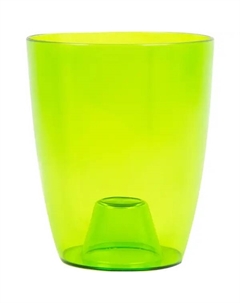Кашпо для орхидей Орхидея ø13 h15 см v1.3 л пластик салатовый Idea
