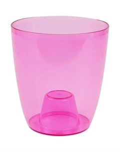 Кашпо для орхидей Орхидея ø16 h15 см v2.4 л пластик розовый Idea