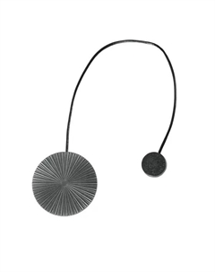 Подхват для штор Sun магнитный 5.9 см металл цвет темно-серый Без бренда