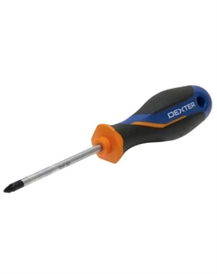 Отвёртка крестовая PZ1x80 мм Dexter
