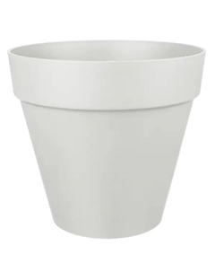 Горшок цветочный Tarragon ø28 h26.2 см v10 л пластик светло-серый Homwer