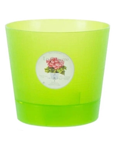 Горшок цветочный для орхидей ø15 h13.5 см v1.4 л пластик светло-зелёный Tek.a.tek