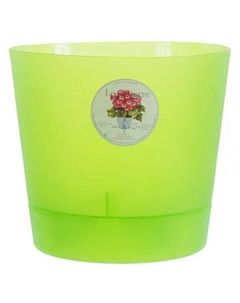 Горшок цветочный для орхидей ø19.5 h17 см v2.8 л пластик светло-зелёный Tek.a.tek