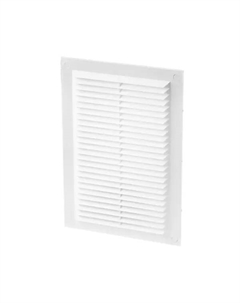 Решетка вентиляционная GP1724W 170x240 мм пластик цвет белый Ore