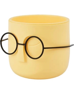 Кашпо для цветов Стив ø11.5 h11 см v0.65 л пластик банан Idea