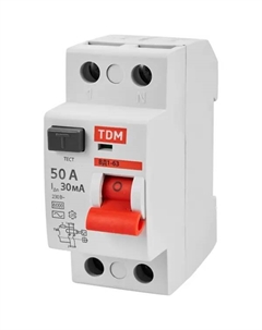 УЗО ВД1-63S 2Р 50 А 30 мА 6 кА AC Tdm еlectric