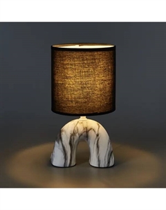 Настольная лампа «Форте» цвет белый мрамор Rexant