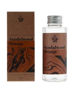 Наполнитель для ароматического диффузора Сандал и апельсин 100 мл Arida home