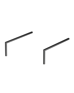 Комплект ножек для тумбы Force M9FLEGSF0150BM 18x45.5x3.5 см цвет черная Am.pm.