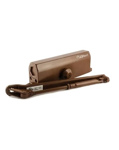 Доводчик дверной с задержкой закрытия 740 DA 60-110 кг цвет коричневый Нора-м