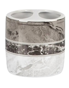 Стакан для зубных щёток Primanova Garnsey керамика цвет серый