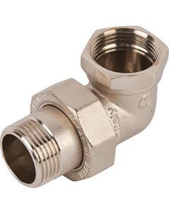 Сгон угловой американка 1" ВР-НР латунь SFT-0057-000001 Stout