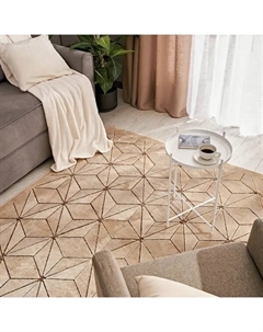 Ковер вискоза Рим 1072J 195x280 см цвет бежевый Ctim