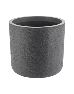 Кашпо для цветов Сланец ø28 см v9.5 л пластик серый Idea