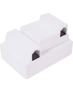 Вилка-адаптер телефонная цвет белый Oxion