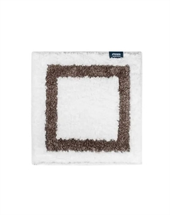 Коврик для туалета Fixsen Presto 50x50 см цвет бело-бежевый