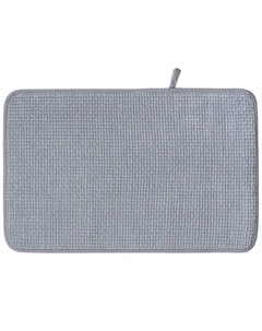 Коврик для ванной Swensa Slot 50x80 см цвет серый