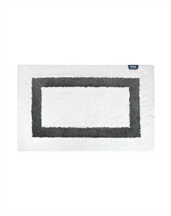 Коврик для ванной Fixsen Presto 50x80 см цвет бело-серый