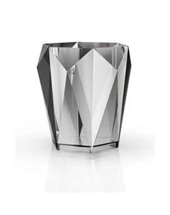 Стакан для зубных щёток Lemer Stellar STR02-GR, акрил, цвет дымчатый