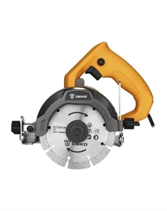 Пила циркулярная сетевая DKCS1400, 1400 Вт, 115 мм Деко