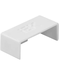 Заглушка для кабель-канала КМЗ 20x10 мм цвет белый 4 шт. Iek