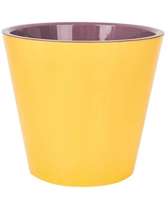 Кашпо Лондон ø16 h14.5 см 1.6 л пластик спелая груша Ingreen