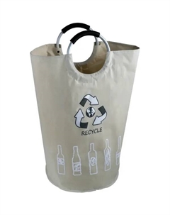 Корзина для белья Fixsen FX-1012 алюминиевые ручки 63 л цвет бежевый