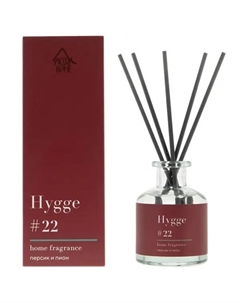 Ароматический диффузор Hygge 22 Персик и пион 50 мл Arida home