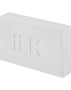 Заглушка для кабель-канала 60x40 мм цвет белый 4 шт. Iek