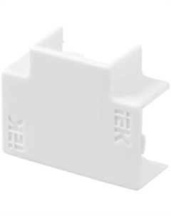 Тройник для кабель-канала КМТ 15x10 мм цвет белый 4 шт. Iek