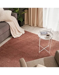 Ковер полипропилен Shaggy Bosfor 80x150 см цвет светло-коричневый Inspire