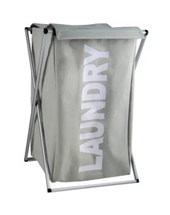 Корзина для белья Fixsen FX-1023 складная 80 л цвет серый