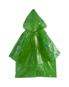 Плащ-дождевик ГП5-3-З цвет зеленый размер универсальный Без бренда