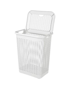 Корзина для белья Econova цвет белый