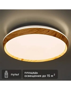 Светильник настенно-потолочный светодиодный LBS-7738 80 Вт регулируемый белый свет Camelion