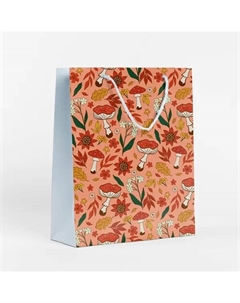 Пакет подарочный Грибочки 25.5x36x8 см Симфония