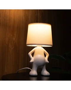 Настольная лампа Человечек цвет белый Rexant