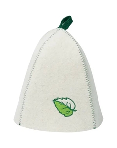 Шапка для бани Невский Банщик Лист с вышивкой фетр Невский банщик