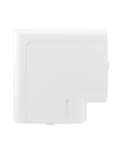 Угол плоский для кабель-канала 110x50 мм цвет белый Кэаз