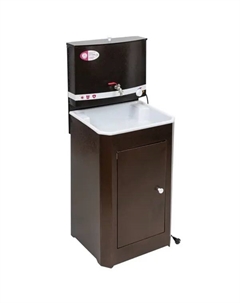 Дачный умывальник Мастерица 17л белый с водонагревателем медный