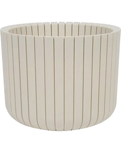 Кашпо Шато ø25 h20 см v8 л полипропилен белый Idea